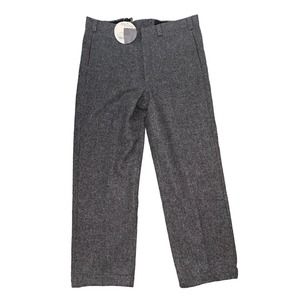 Dead Stock VTG 90 WOOLRICH Malone Wool 2000 gray tweed heavy hunting pants W 34